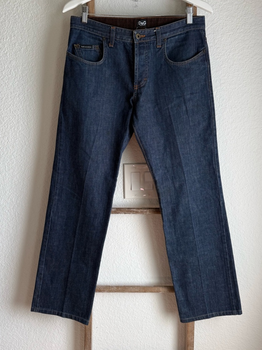 Dolce & Gabbana Men’s Dark Wash Vintage Straight Leg Jeans sz: 32